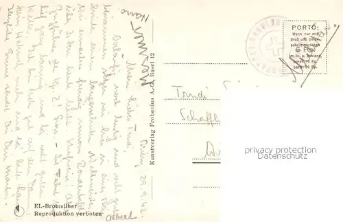 AK / Ansichtskarte Brienz_Brienzersee_BE Gassen Ansicht 