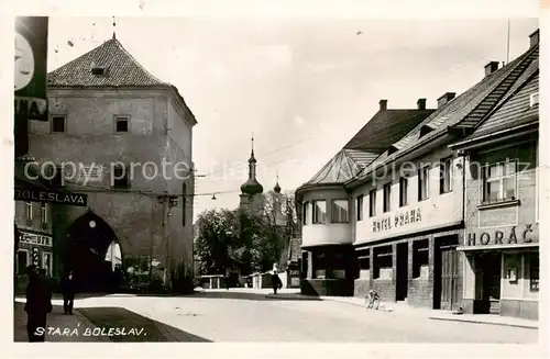 AK / Ansichtskarte Stara_Boleslav_Altbunzlau_CZ Strassenansicht 