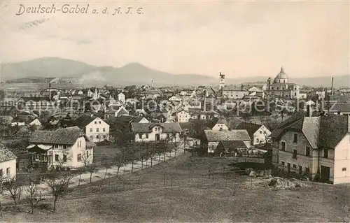 AK / Ansichtskarte Deutsch Gabel_Jablonne_Podjestedi_CZ Gesamtansicht 