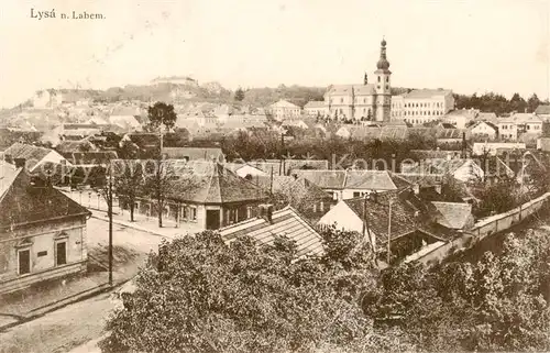 AK / Ansichtskarte Lysa__nad_Labem_Lissa_Elbe_CZ Teilansicht  
