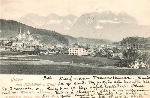 AK / Ansichtskarte Kitzbuehel_Tirol_AT Gesamtansicht 