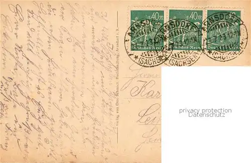 AK / Ansichtskarte Arnsdorf_Dresden Koenigl. Landesanstalt Arnsdorf Dresden