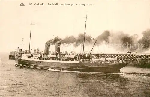 AK / Ansichtskarte Dampfer_Oceanliner Calais  