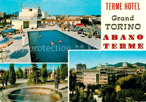 AK / Ansichtskarte Abano_Terme Schwimmbad Quelle Hotel Terme Grand Torino Abano Terme