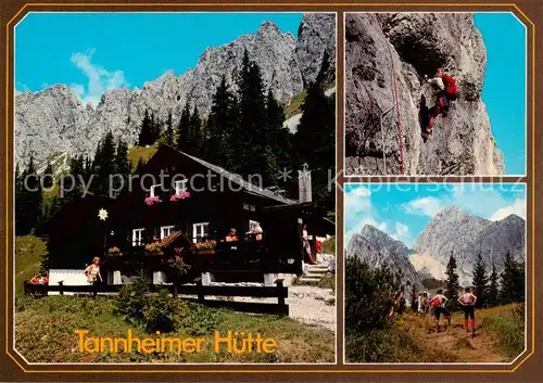 AK / Ansichtskarte Tannheimerhuette_1740m_Nesselwaengle_Tirol_AT DAV Sektion Kempten Kletter und Wandergebiet Nesselwaengle 