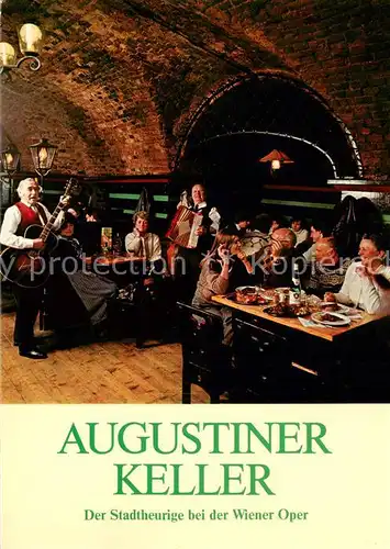 AK / Ansichtskarte Wien_AT Augustiner Keller 