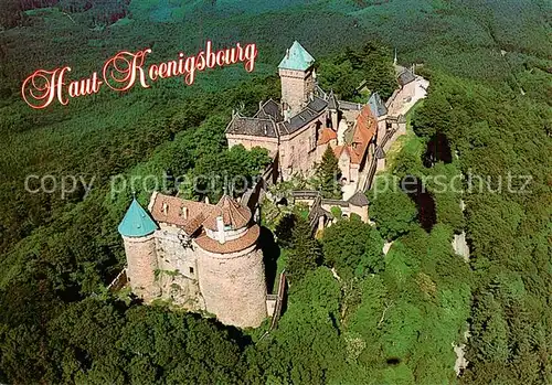 AK / Ansichtskarte Orschwiller Chateau du Haut Koenigsbourg Fliegeraufnahme Orschwiller