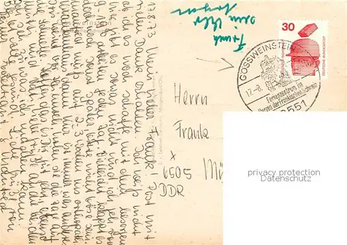 AK / Ansichtskarte Goessweinstein Fliegeraufnahme Goessweinstein