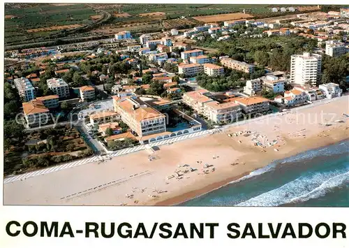 AK / Ansichtskarte Coma_Ruga_Sant Salvador_ES Fliegeraufnahme 