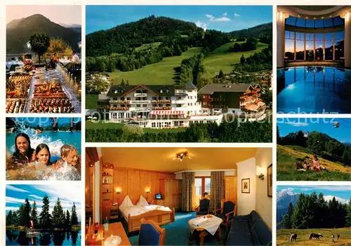 AK / Ansichtskarte St_Johann_Tirol Wellness Hotel Zinnkruegl Terrasse Frei und Hallenbad Zimmer Panorama St_Johann_Tirol