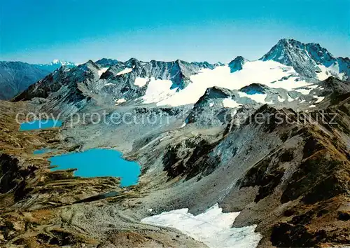 AK / Ansichtskarte Flueela Wisshorn_3085m_GR Joeriseen Fliegeraufnahme 