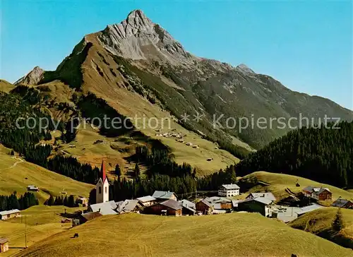 AK / Ansichtskarte Warth_Arlberg_AT mit Biberkopf 
