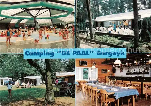 AK / Ansichtskarte Bergeyk_NL Camping De Paal Restaurant Hallenbad 