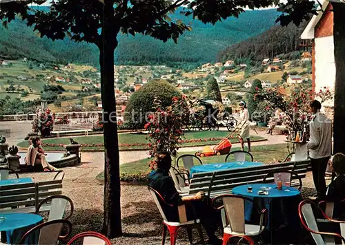 AK / Ansichtskarte Wangenbourg Engenthal_67_Alsace Parc Hotel vue prise de la terrasse 
