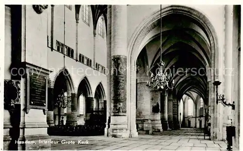 AK / Ansichtskarte Haarlem_NL Interieur Grote Kerk 