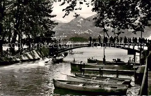 AK / Ansichtskarte Annecy_74_Haute Savoie Le Pont des Amours 