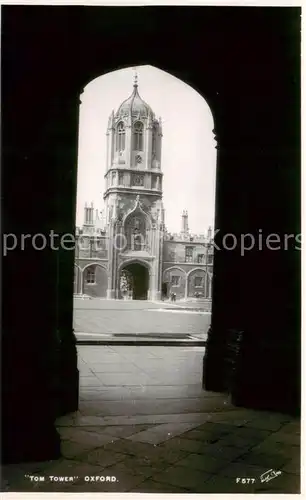 AK / Ansichtskarte Oxford__Oxfordshire_UK Tom Tower 