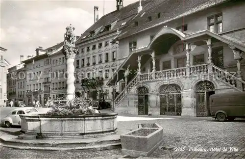 AK / Ansichtskarte Fribourg_FR Hotel de Ville Fribourg FR