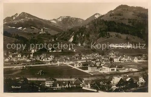 AK / Ansichtskarte Wattwil_SG Fliegeraufnahme 