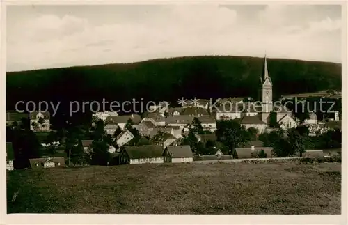 AK / Ansichtskarte Zell_Oberfranken Gesamtansicht m. Waldstein 