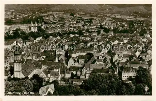 AK / Ansichtskarte Offenburg Fliegeraufnahme Panorama Offenburg