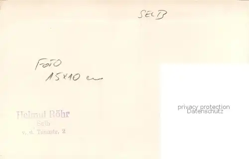 AK / Ansichtskarte Selb Haus Aussenansicht Selb