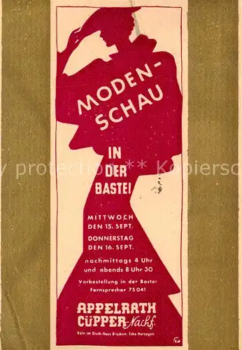 AK / Ansichtskarte Dresden_Elbe Modenschau i. d. Bastei 