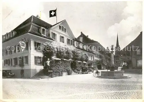 AK / Ansichtskarte Herzogenbuchsee Hotel Sonne Aussenansicht Herzogenbuchsee