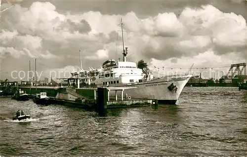 AK / Ansichtskarte Dampfer_Binnenschifffahrt Hamburg M.S.Wappen von Hamburg 