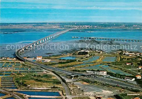 AK / Ansichtskarte Pont_d_Oleron_17_Charente Maritime Le plus long viaduc de France vue aerienne 