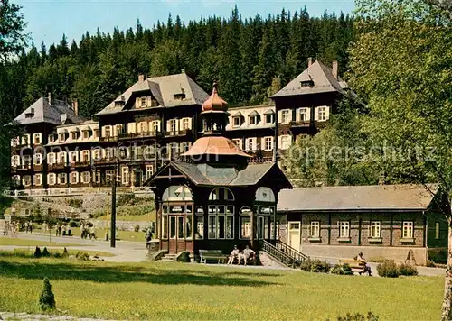 AK / Ansichtskarte Lazne_Karlova_Studanka_Karlsbrunn_Schlesien_CZ Lecebny ustav Slezsky dum 