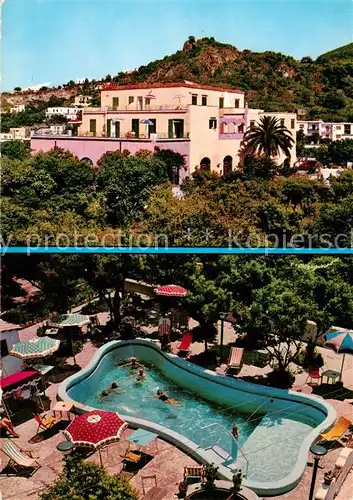 AK / Ansichtskarte Casamicciola_Isola_d_Ischia_IT Pensione Villa Maresca Swimming Pool 