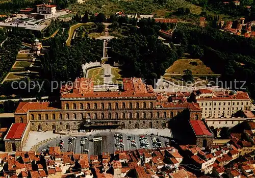 AK / Ansichtskarte Firenze_Florenz Palazzo Pitti e Giardini di Boboli veduta aerea 