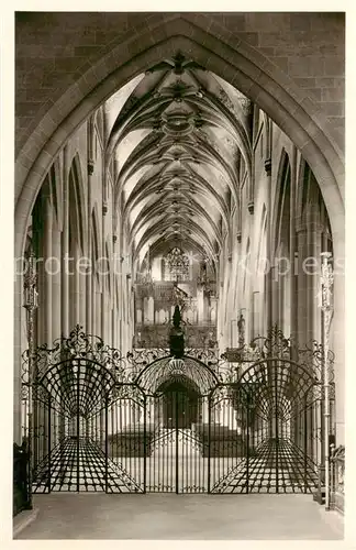 AK / Ansichtskarte ueberlingen_Bodensee St Nikolausmuenster Inneres ueberlingen Bodensee