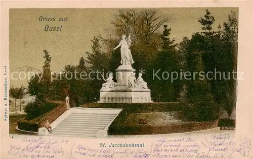 AK / Ansichtskarte Basel_BS St Jacobdenkmal Basel_BS