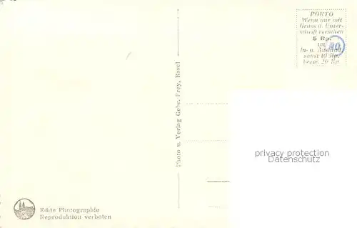 AK / Ansichtskarte Basel_BS Bahnhofplatz mit Strassburger Denkmal Basel_BS