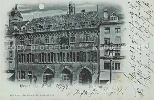 AK / Ansichtskarte Basel_BS Rathhaus Basel_BS