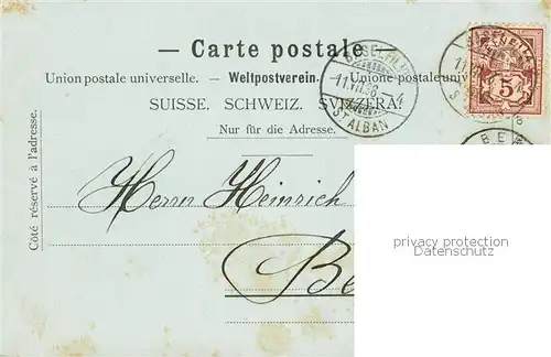 AK / Ansichtskarte Basel_BS Rathhaus Basel_BS