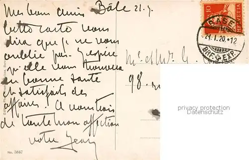 AK / Ansichtskarte Basel_BS Marktplatz Basel_BS