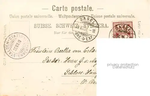 AK / Ansichtskarte Basel_BS Elisabethenkirche Basel_BS