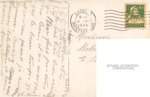 AK / Ansichtskarte Basel_BS Muenster mit Pfalz Basel_BS