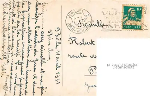 AK / Ansichtskarte Basel_BS Alte Haeuser am Rhein mit Rheindampfer Basel_BS