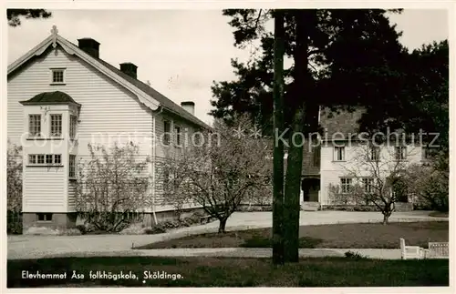 AK / Ansichtskarte Skoeldinge_Sweden Elevhemmet Asa folkhoegskola  