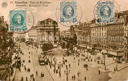 AK / Ansichtskarte Bruxelles_Bruessel Place de Brouckere Bruxelles_Bruessel