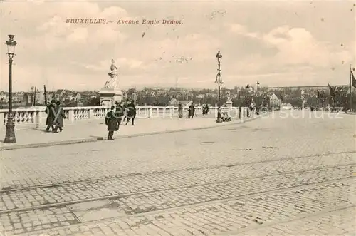 AK / Ansichtskarte Bruxelles_Bruessel Avenue Emile Demot Bruxelles_Bruessel