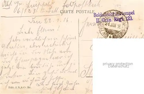 AK / Ansichtskarte Namur_sur_Meuse La Grand Place Feldpost Namur_sur_Meuse