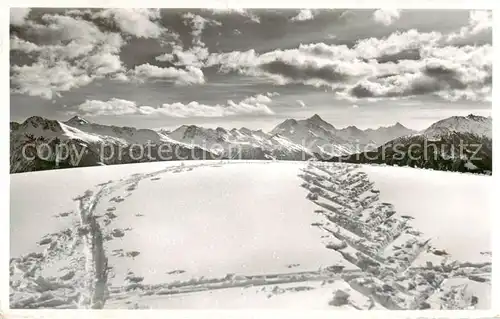 AK / Ansichtskarte Crans sur Sierre La Bella Tola Weisshorn Rothorn Crans sur Sierre