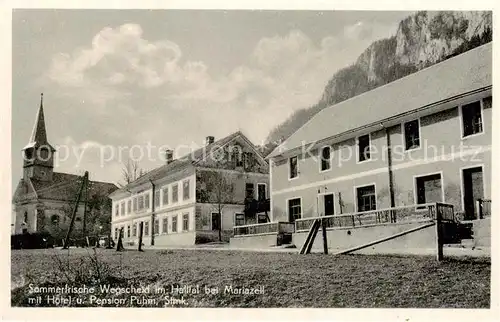 AK / Ansichtskarte Wegscheid_Kamp Hotel Pension Puhm Aussenansicht Wegscheid Kamp