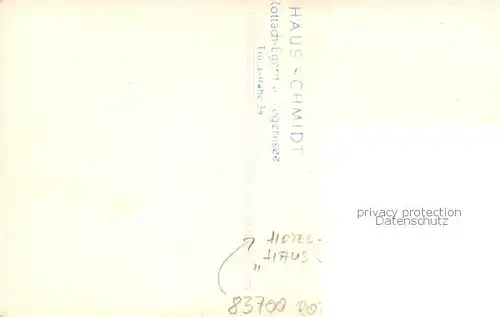 AK / Ansichtskarte Rottach Egern Hotel Pension Haus Schmidt Aussenansicht Holzhaus Rottach Egern