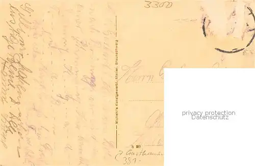 AK / Ansichtskarte Braunschweig Bruenings Saalbau Oberers Restaurant Innenansicht Braunschweig